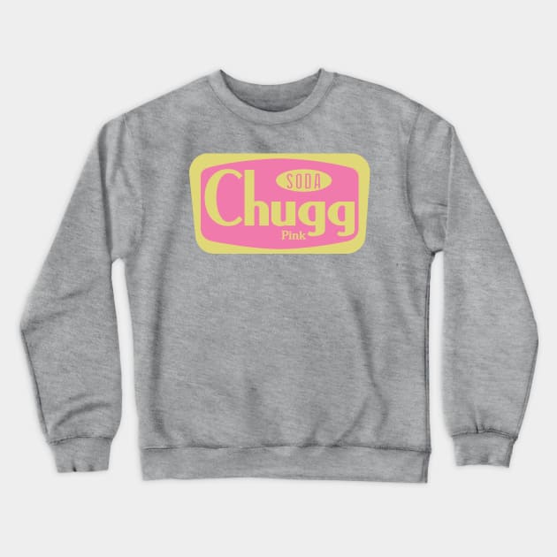 Chugg Soda - Pink Crewneck Sweatshirt by SlurpShop